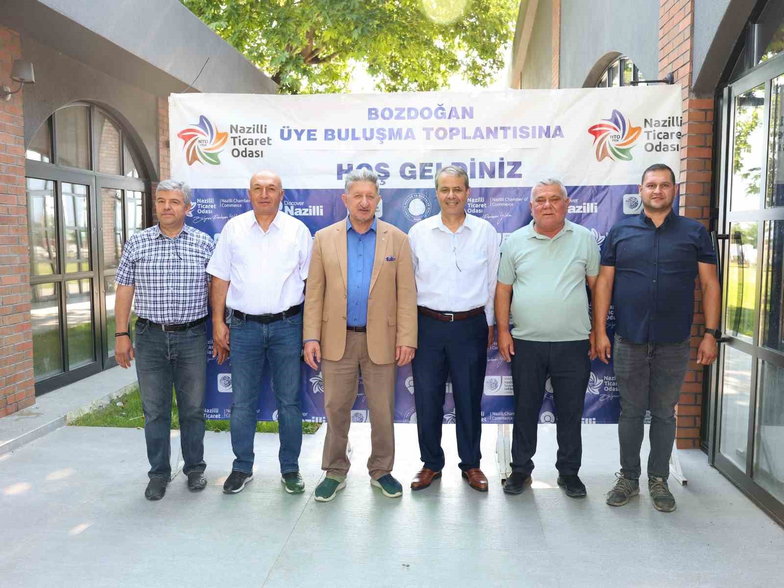 Başkan Arslan Bozdoğan’da üyeleri ile görüştü