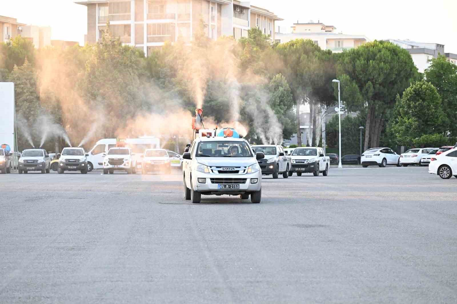 Manisa’da vektörle mücadele gece gündüz sürürüyor