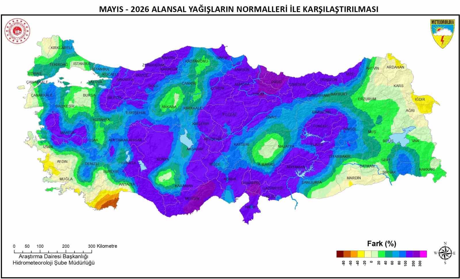 Samsun’da mayıs yağışları 3 kat arttı, tarihi rekorlar kırıldı