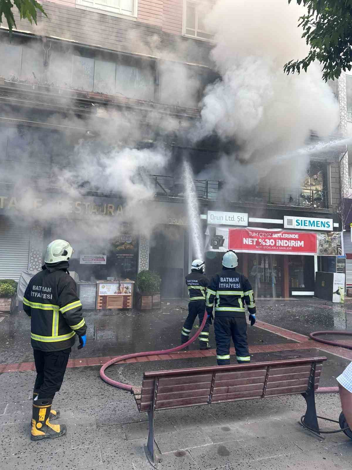 Batman’da pastanede çıkan yangın söndürüldü