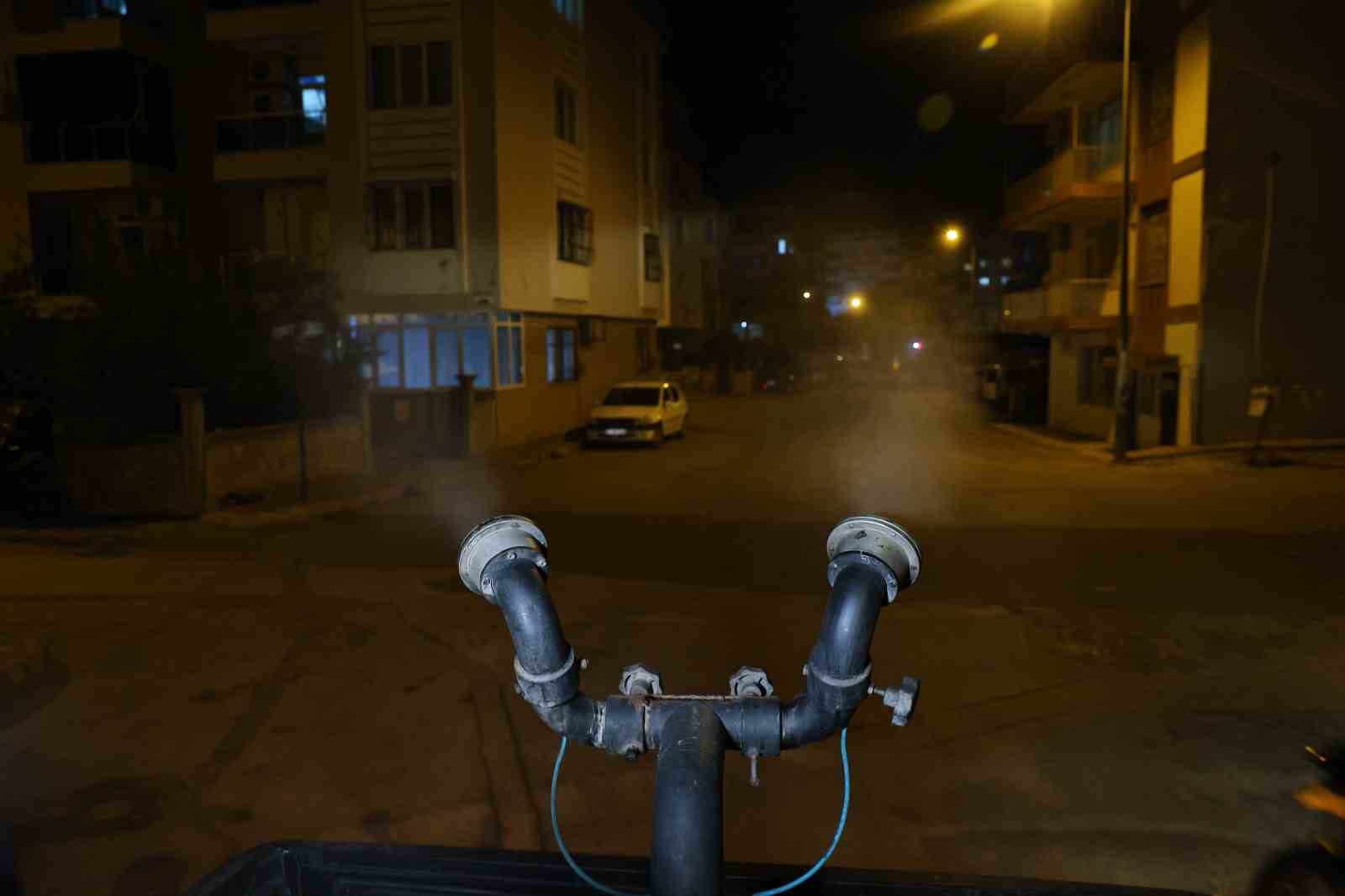 Büyükşehir’den gece vektör mesaisi