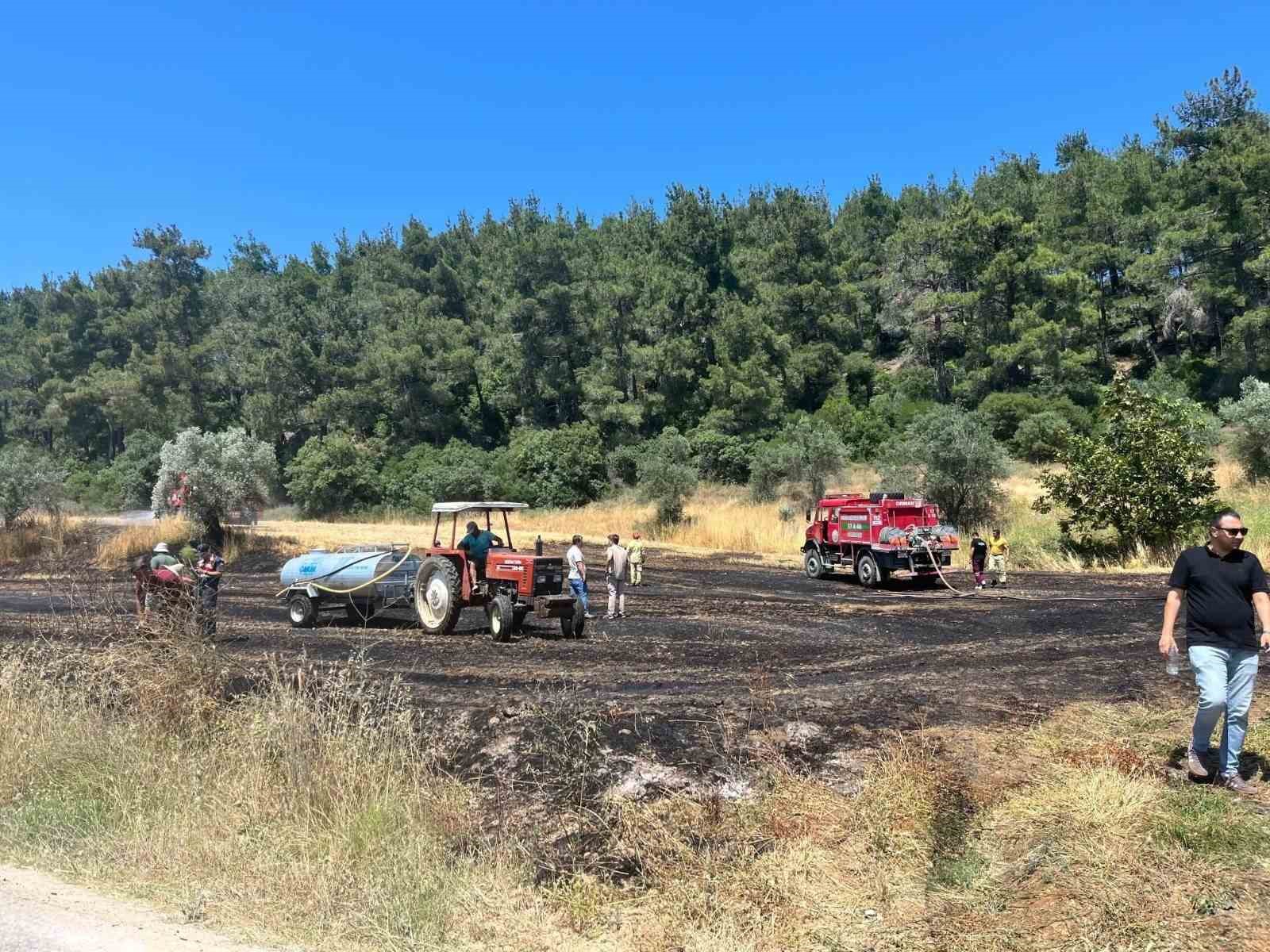 Yangına sebep olan balya makinesinin operatörü gözaltına alındı