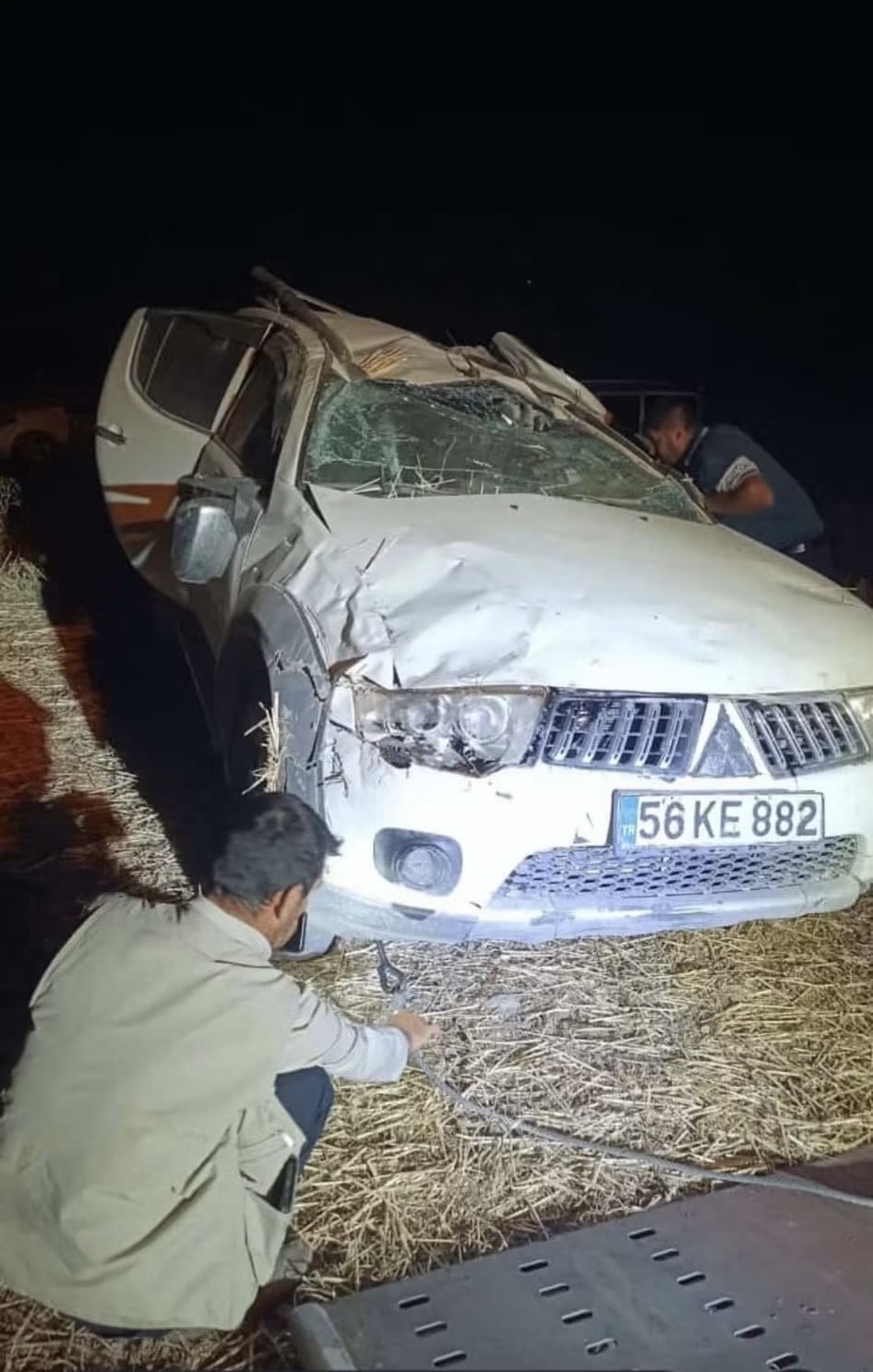 Siirt’te trafik kazası: 1 yaralı