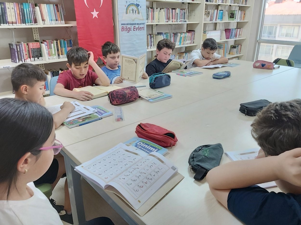 Ordu’da bilgi evleri yaz etkinliklerine ilgi artıyor