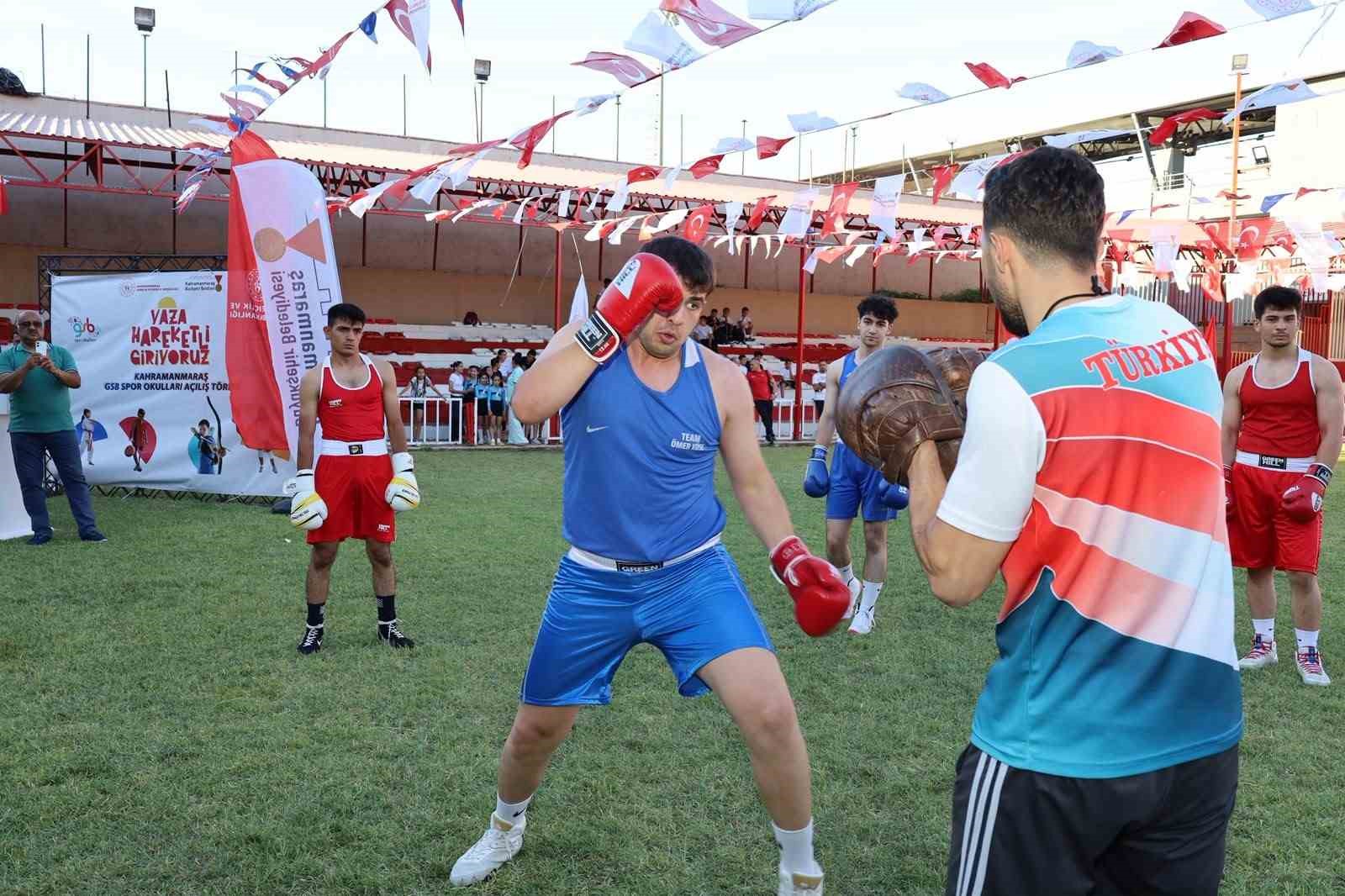 Kahramanmaraş’ta yaz spor okulları 29 branşta kapılarını açtı