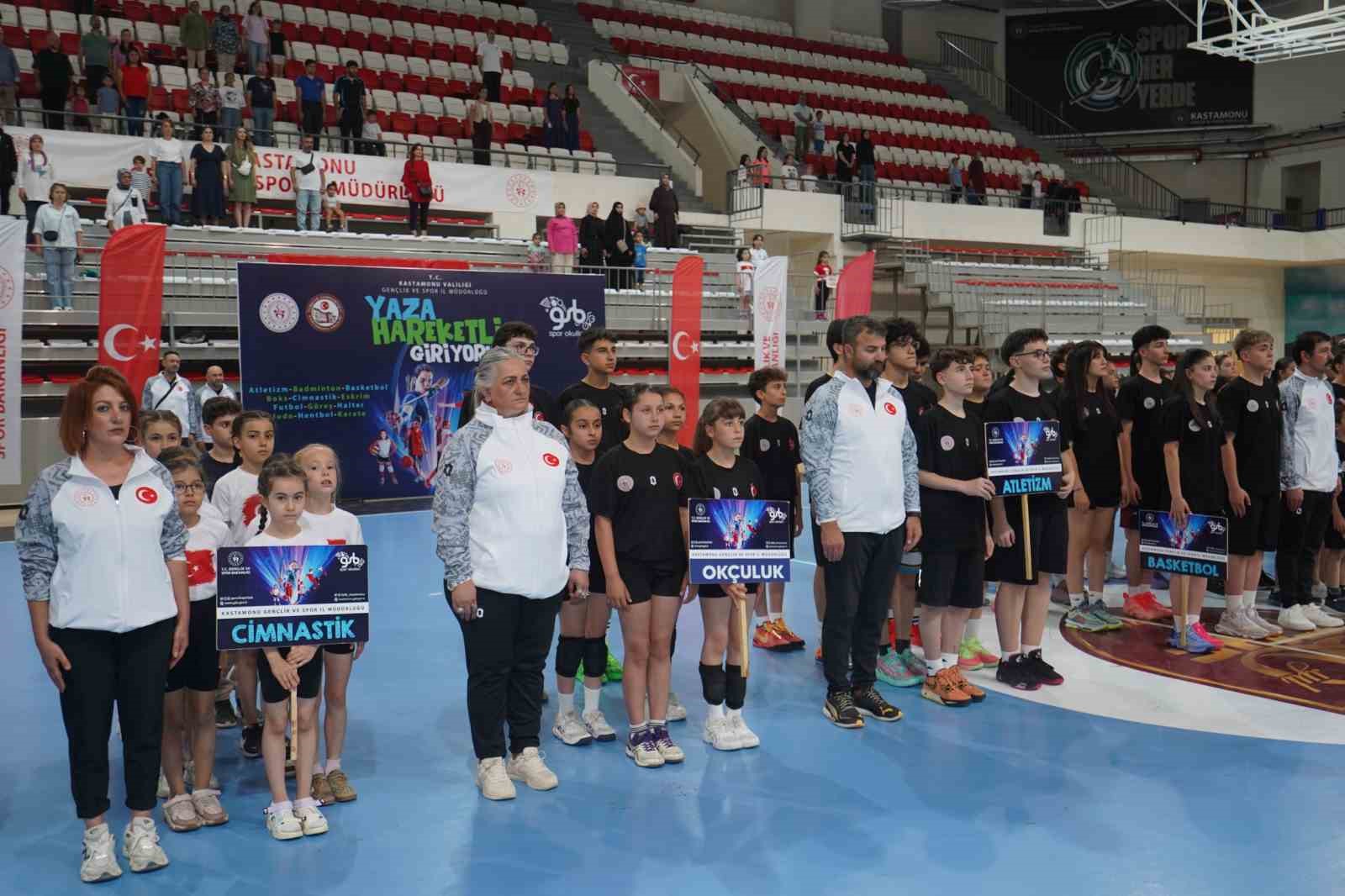 Kastamonu’da Yaz Spor Okulları başladı