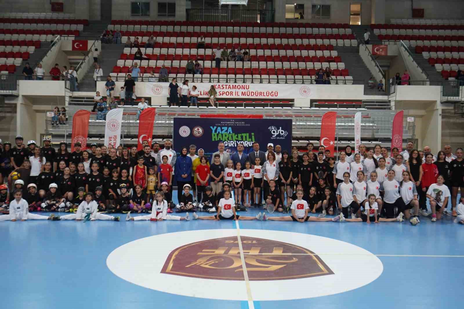 Kastamonu’da Yaz Spor Okulları başladı