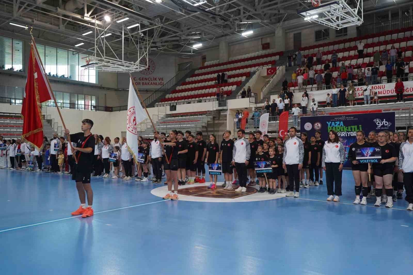 Kastamonu’da Yaz Spor Okulları başladı