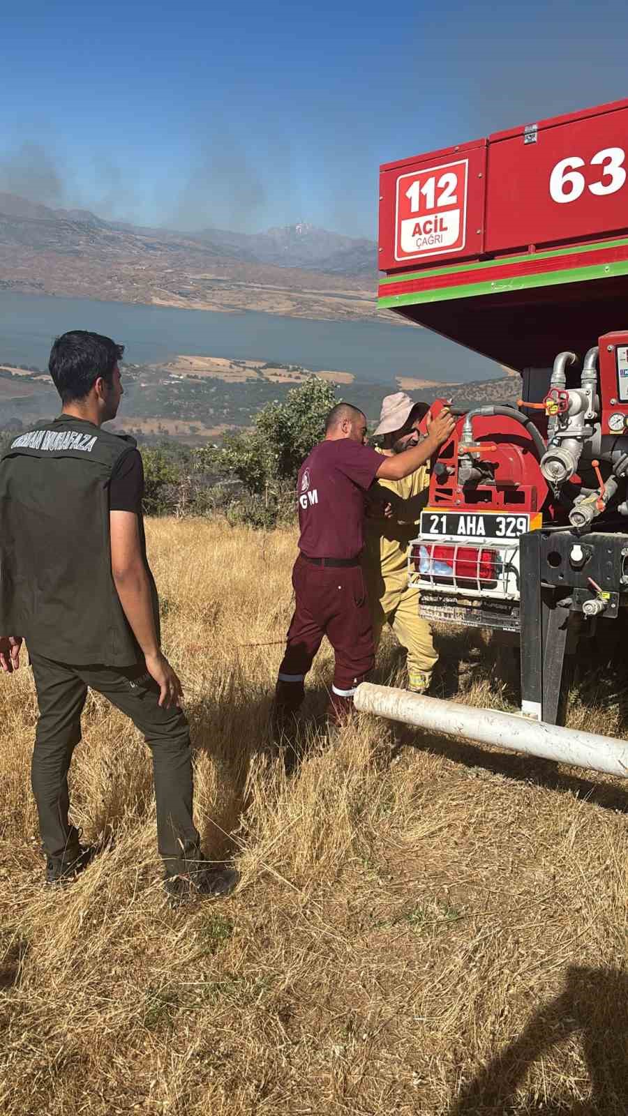 Diyarbakır’daki orman yangını kontrol altına alındı
