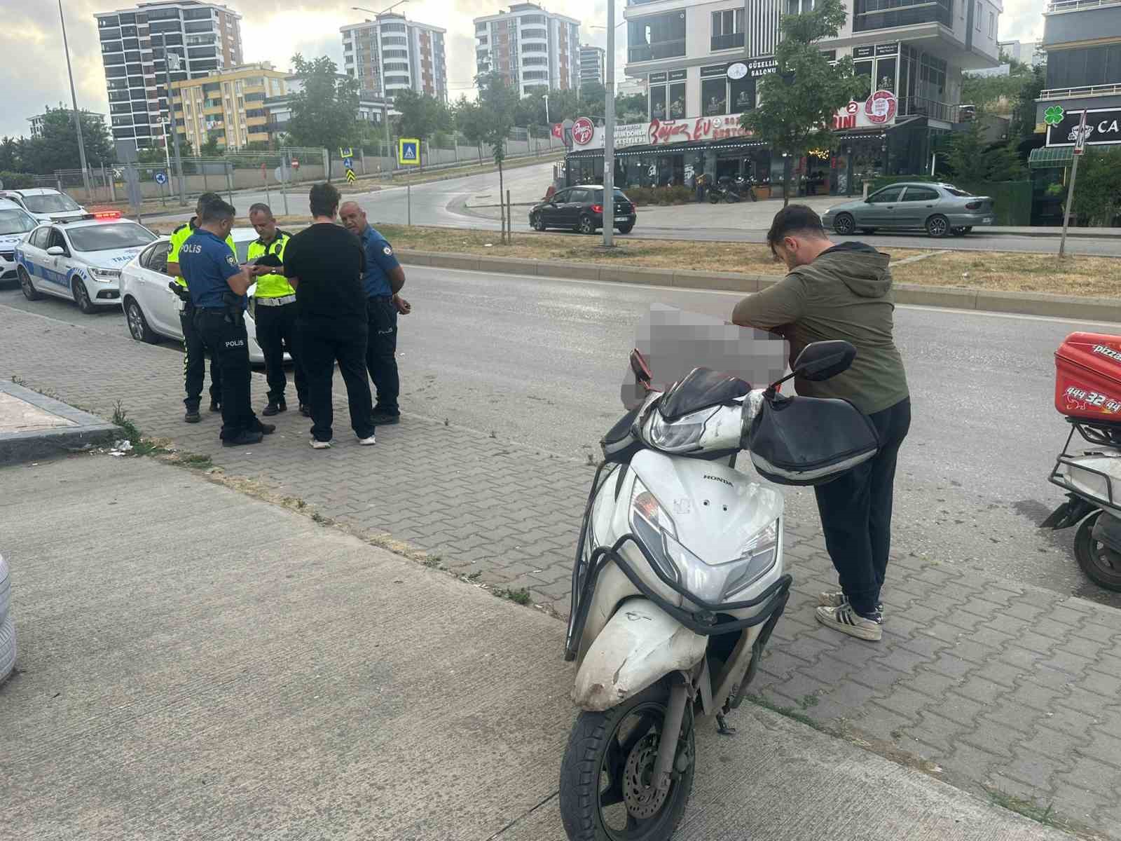Samsun’da motosiklet kazası: 1 yaralı