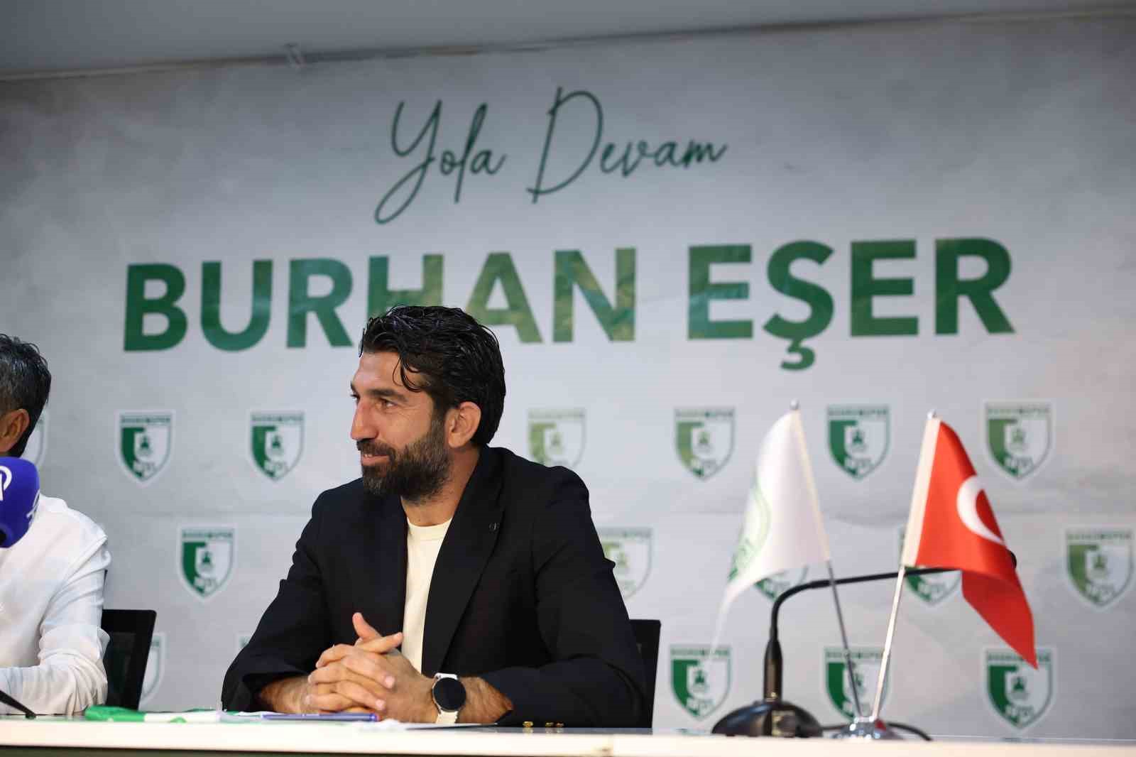 Bodrum FK, Burhan Eşer ile yola devam kararı aldı