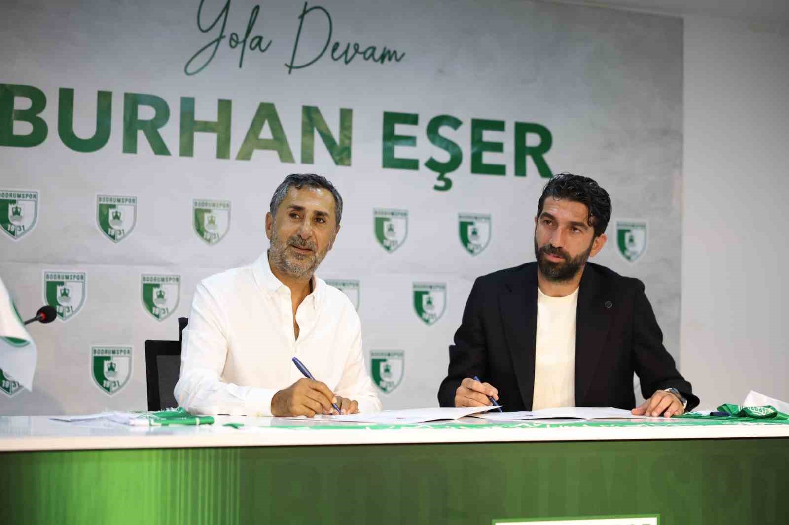 Bodrum FK, Burhan Eşer ile yola devam kararı aldı