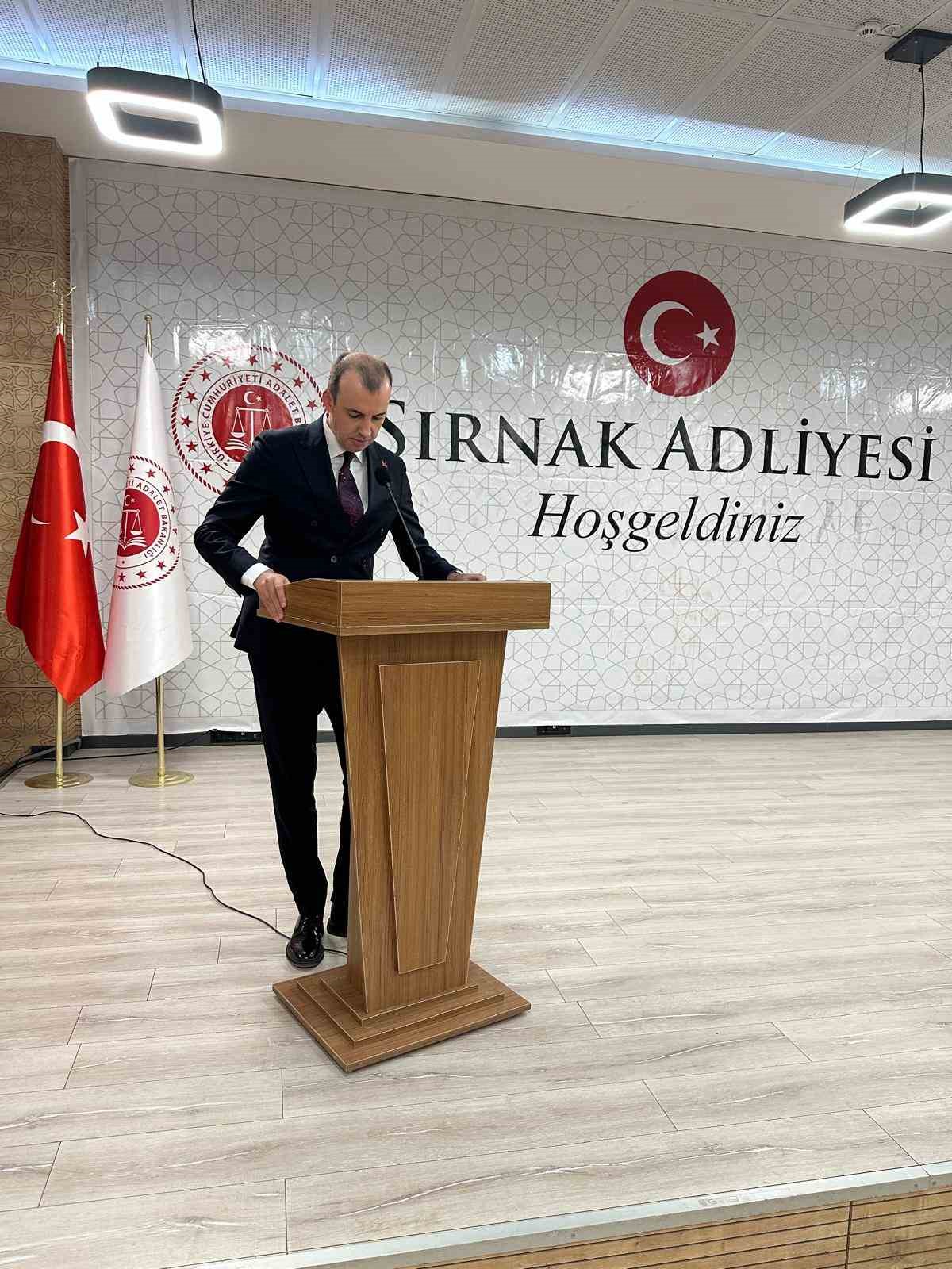 Başsavcı Şahin: "Şırnak kalbimizde özel bir yer edindi"