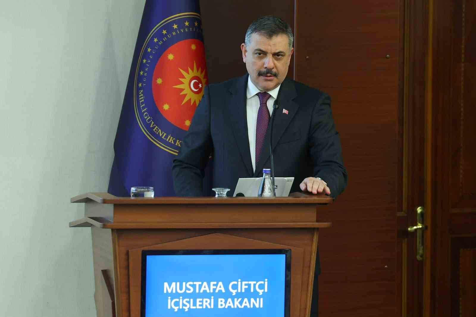 Bakan Çiftçi: "2026 yılını organize suç örgütleri ve uyuşturucu ile mücadele yılı ilan ettik"