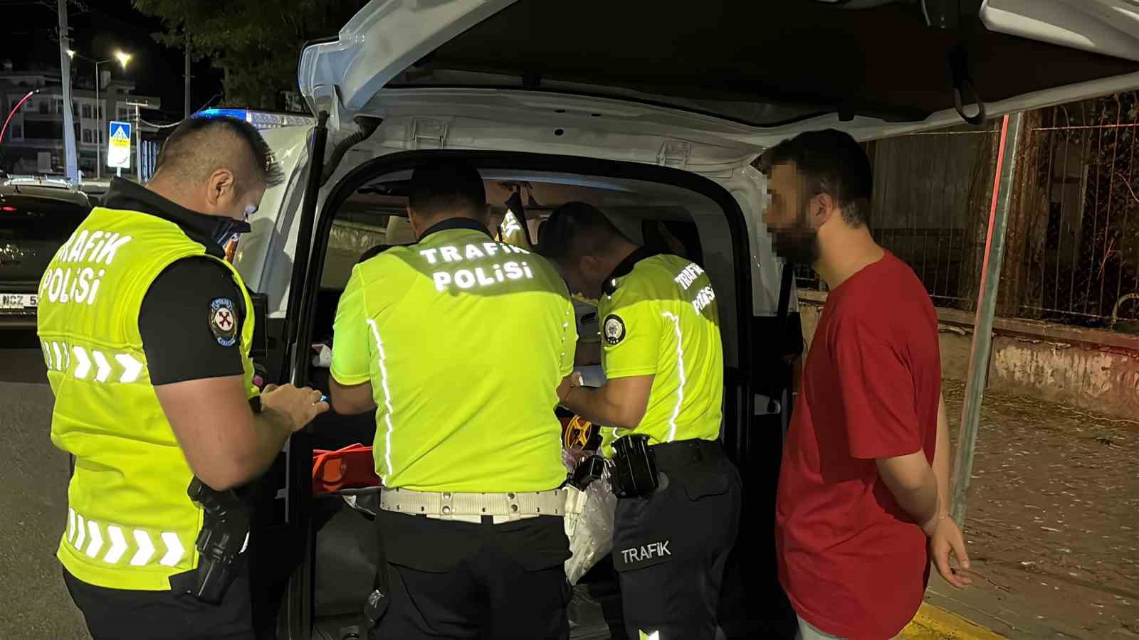 Alkollü sürücü ile polisin nefes kesen kovalamacası kamerada