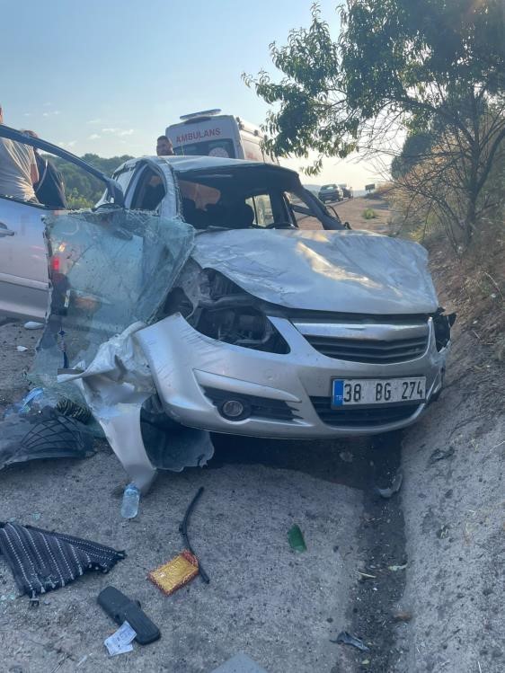 Balıkesir’de şarampole uçan otomobilde 1 kişi yaralandı