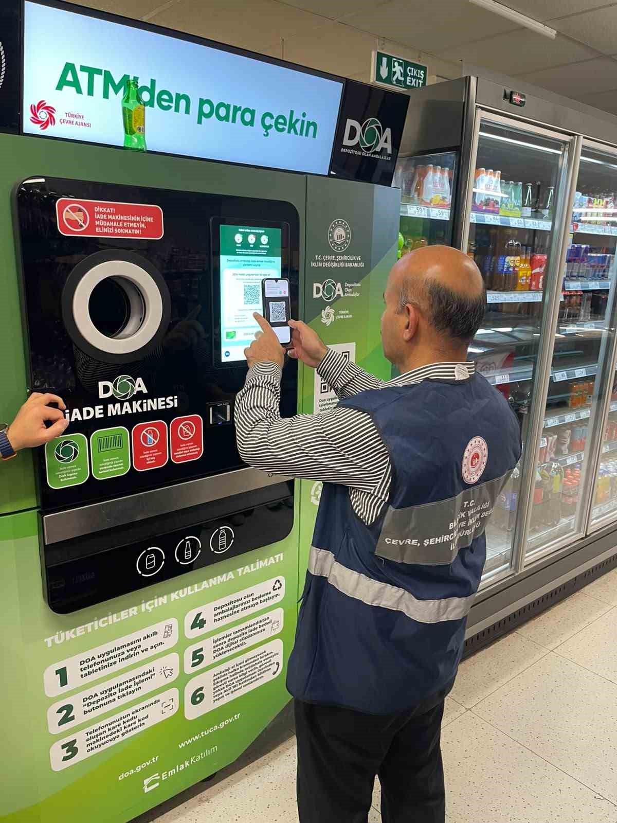 Bilecik’te 9 noktada geri dönüşümde 1 TL dönemi başladı