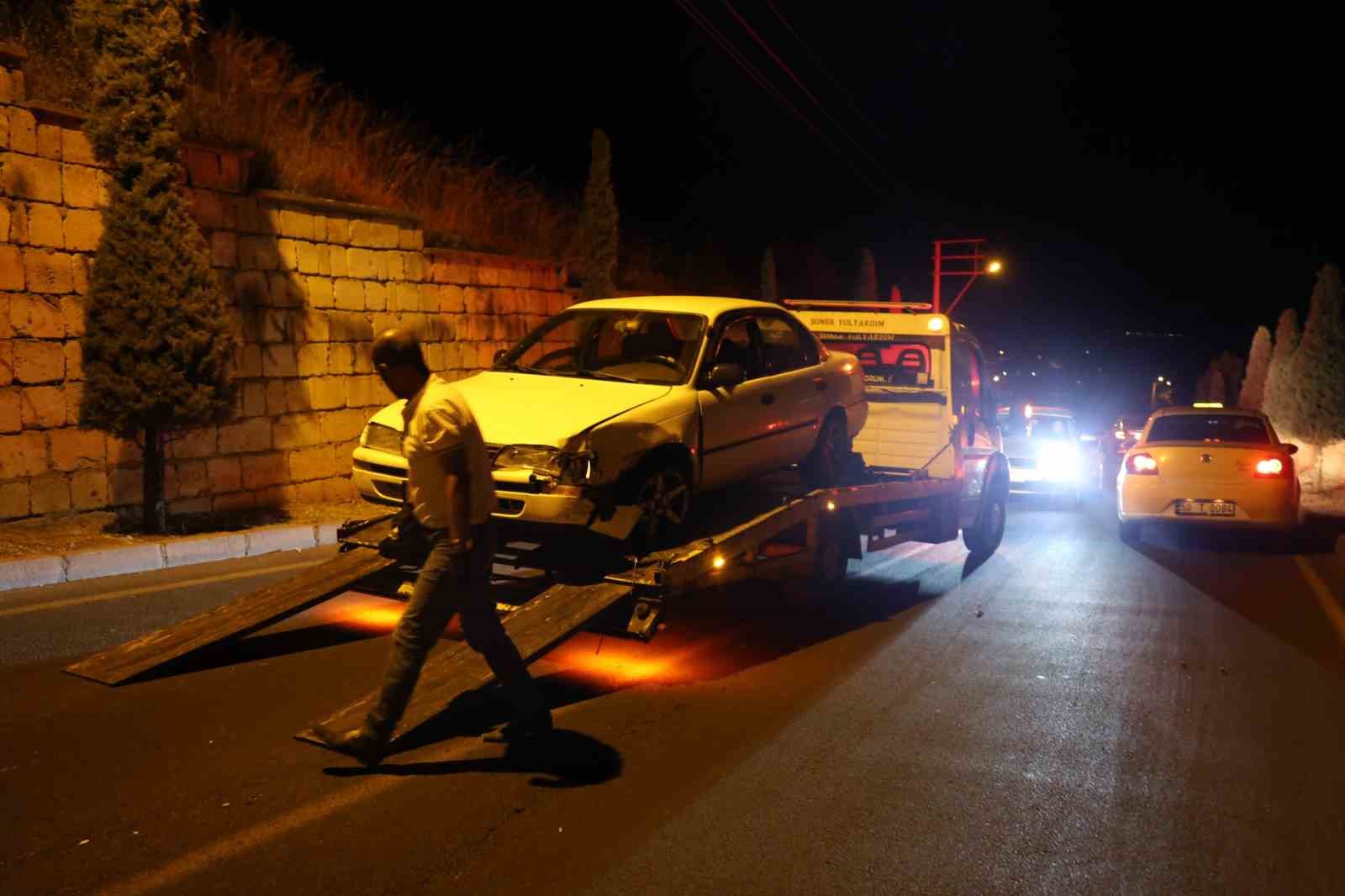 Nevşehir’de iki araca çarpıp kaçan sürücü polise ecel teri döktürdü