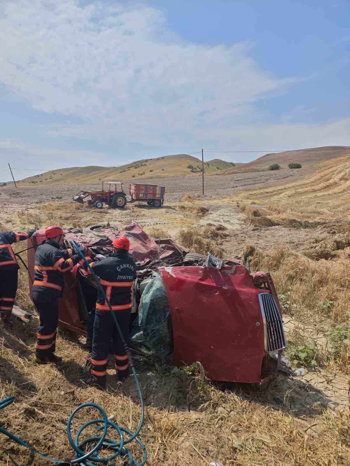 Çankırı’daki feci kazada ölenlerin cenazeleri morga kaldırıldı