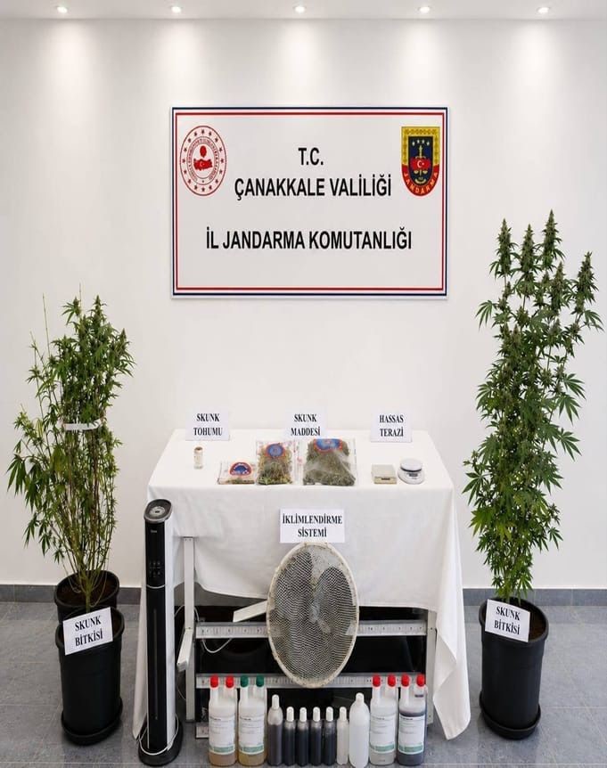 Çanakkale ve 5 ilçede uyuşturucu operasyonlarında 15 gözaltı