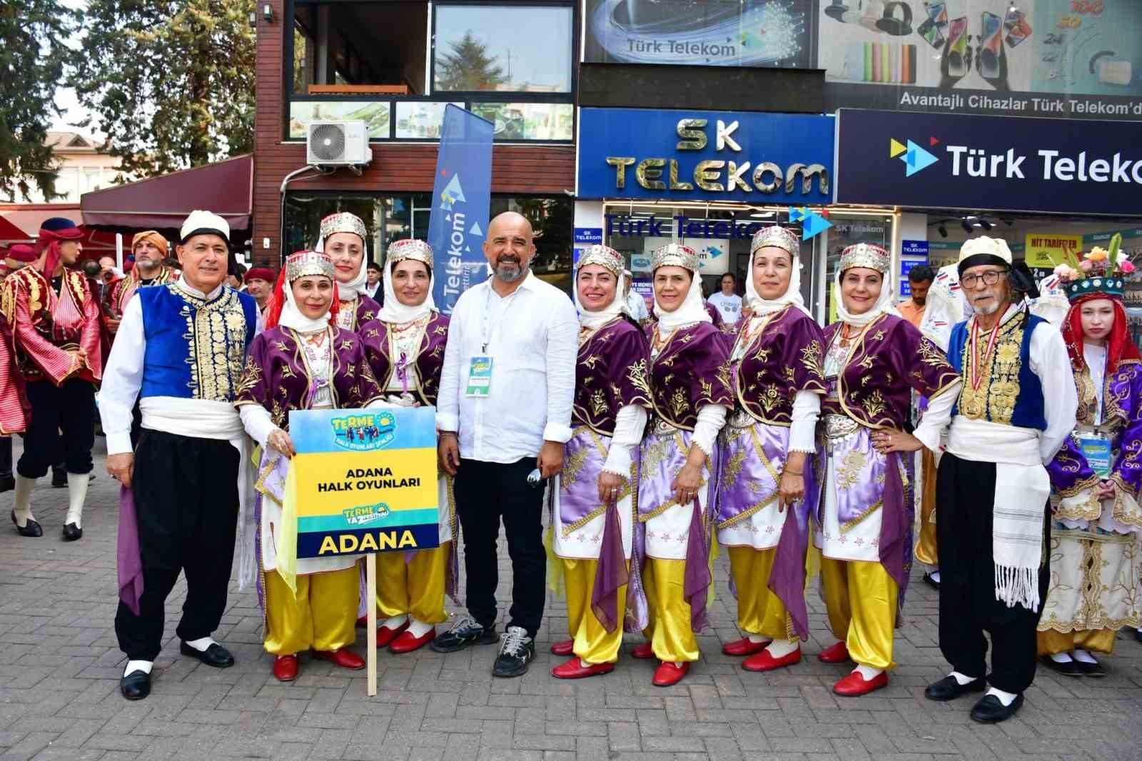 Terme’de halk oyunları şenliği başladı