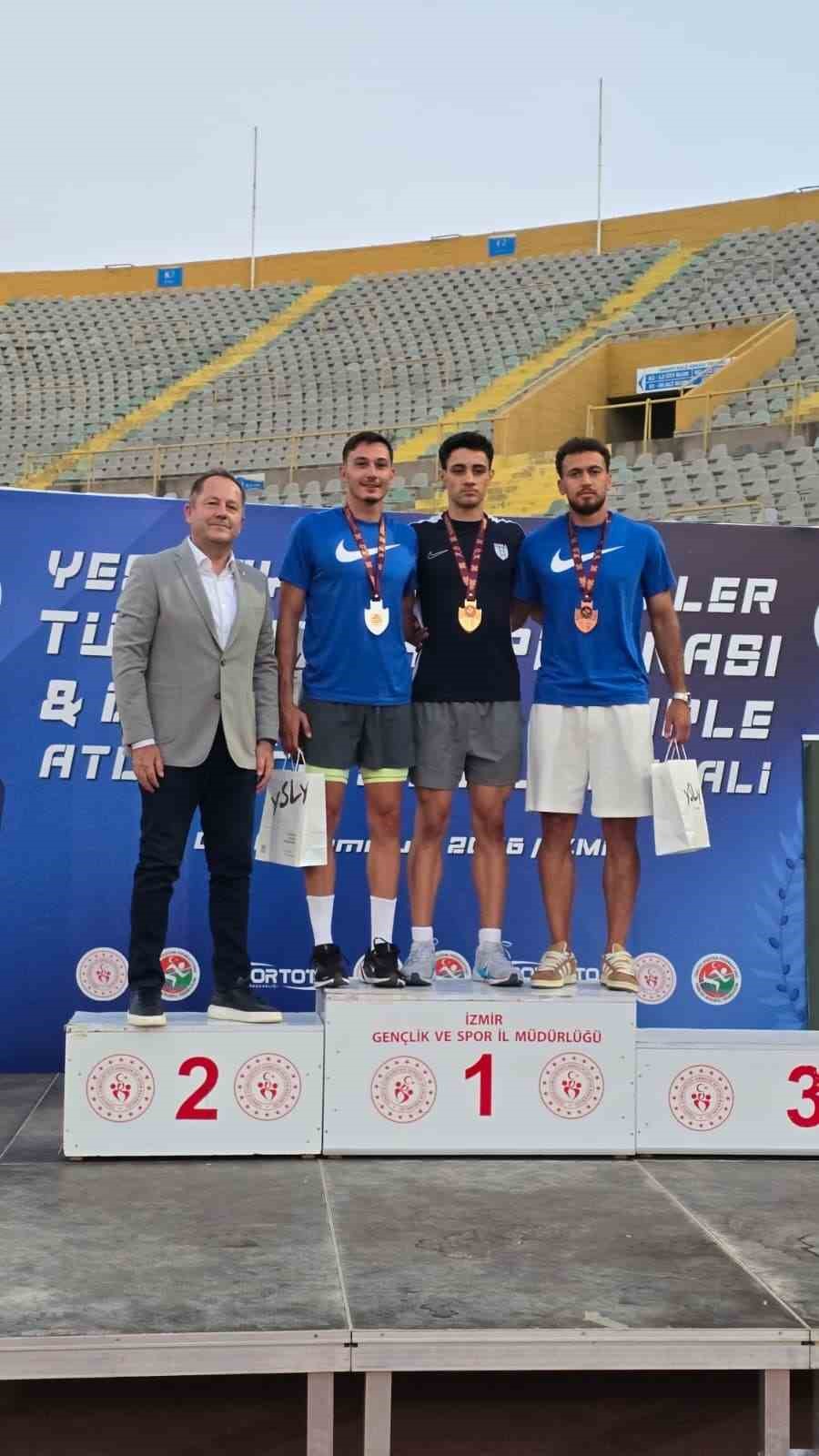 Aydınlı milli atlet, Türkiye şampiyonu oldu