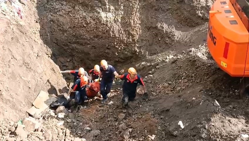 Eskişehir’deki define faciasında AFAD’ın zorlu operasyonu kamerada