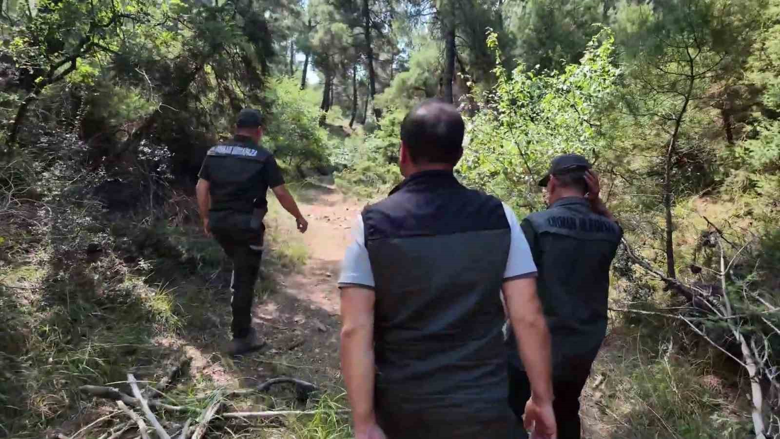 Çanakkale’de orman yangınlarına karşı ekipleri sahada