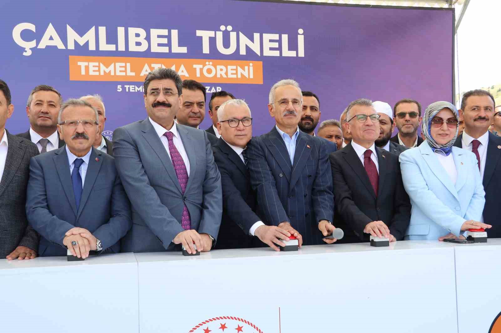 Çamlıbel Tüneli’yle yolun kotu 283 metre düşürülerek yıllık 371 milyon lira tasarraf sağlanacak