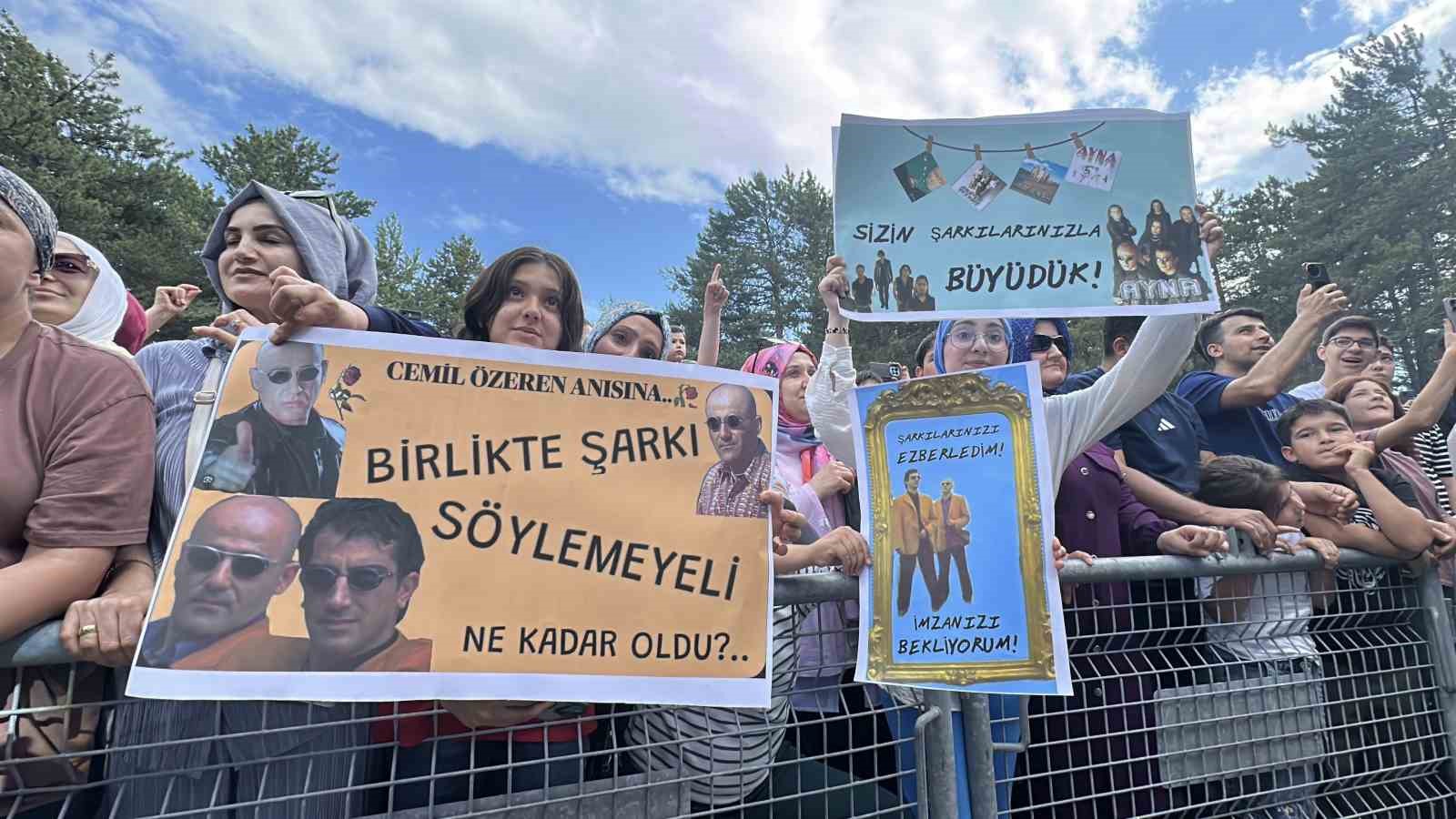 8. Aladağ Şenlikleri’nde Ayna ve Mahmut Tuncer rüzgarı esti