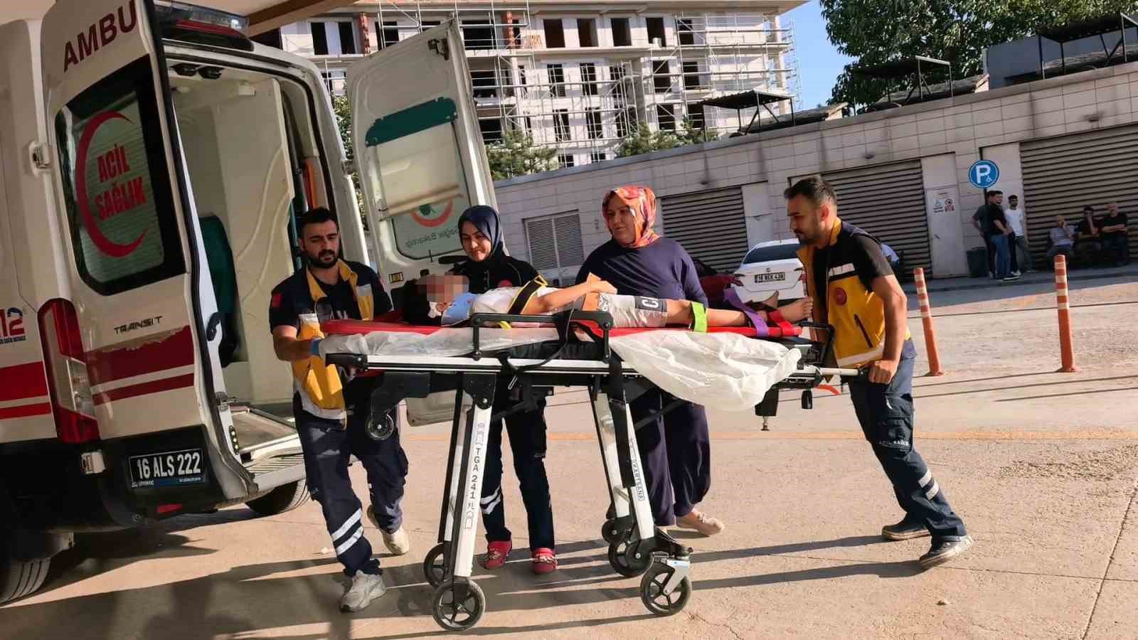 Bursa’da cipin çarptığı çocuk ağır yaralandı