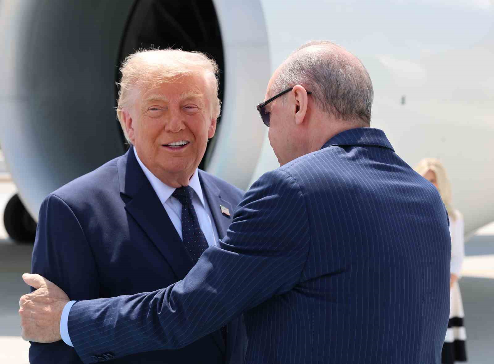 Cumhurbaşkanı Erdoğan, ABD Başkanı Trump’ı resmi törenle karşıladı