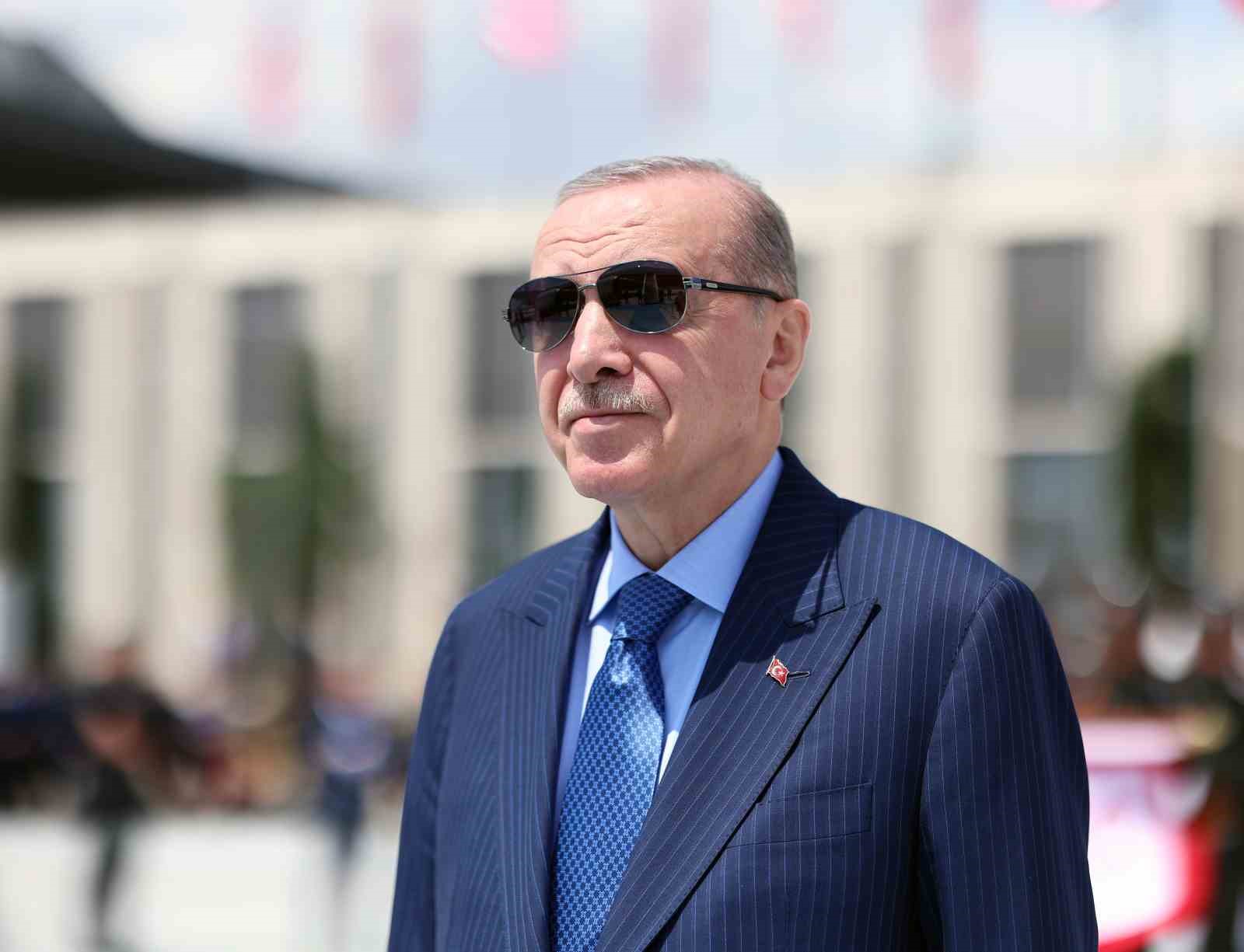 Cumhurbaşkanı Erdoğan, ABD Başkanı Trump’ı resmi törenle karşıladı