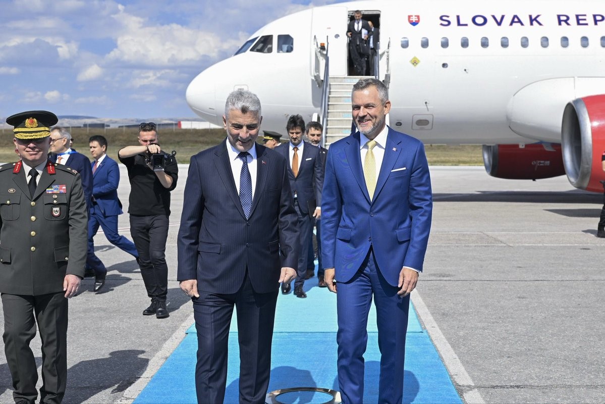 Slovakya Cumhurbaşkanı Pellegrini ve Slovenya Başbakanı Jansa Ankara’da