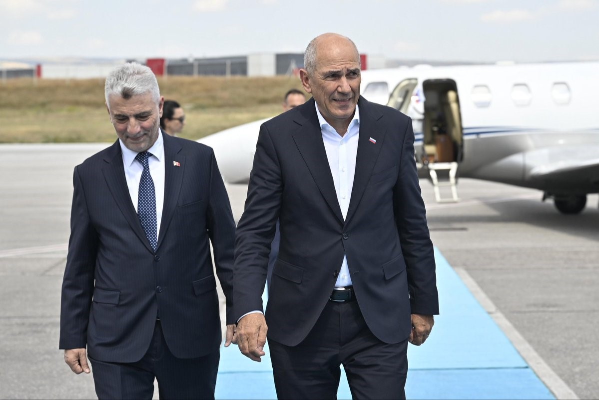 Slovakya Cumhurbaşkanı Pellegrini ve Slovenya Başbakanı Jansa Ankara’da