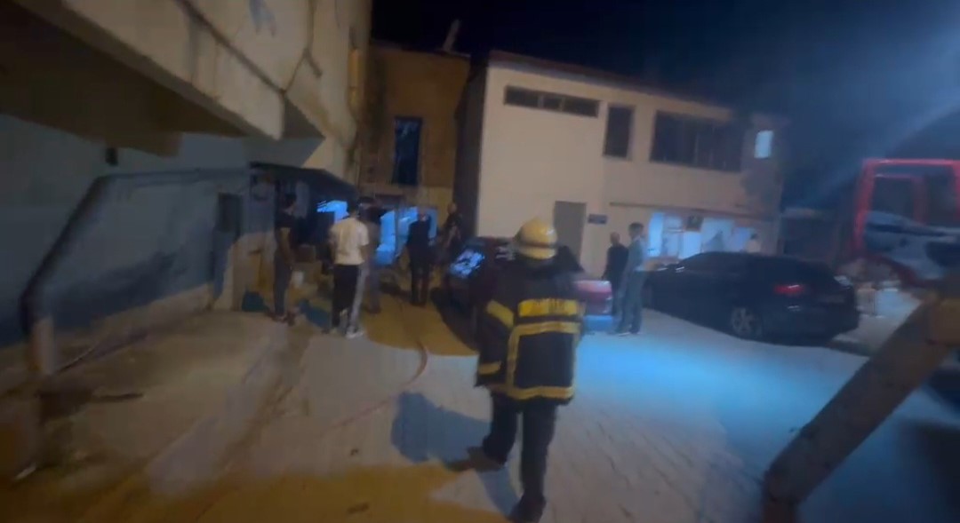 Kovancılarda baca yangını paniğe neden oldu