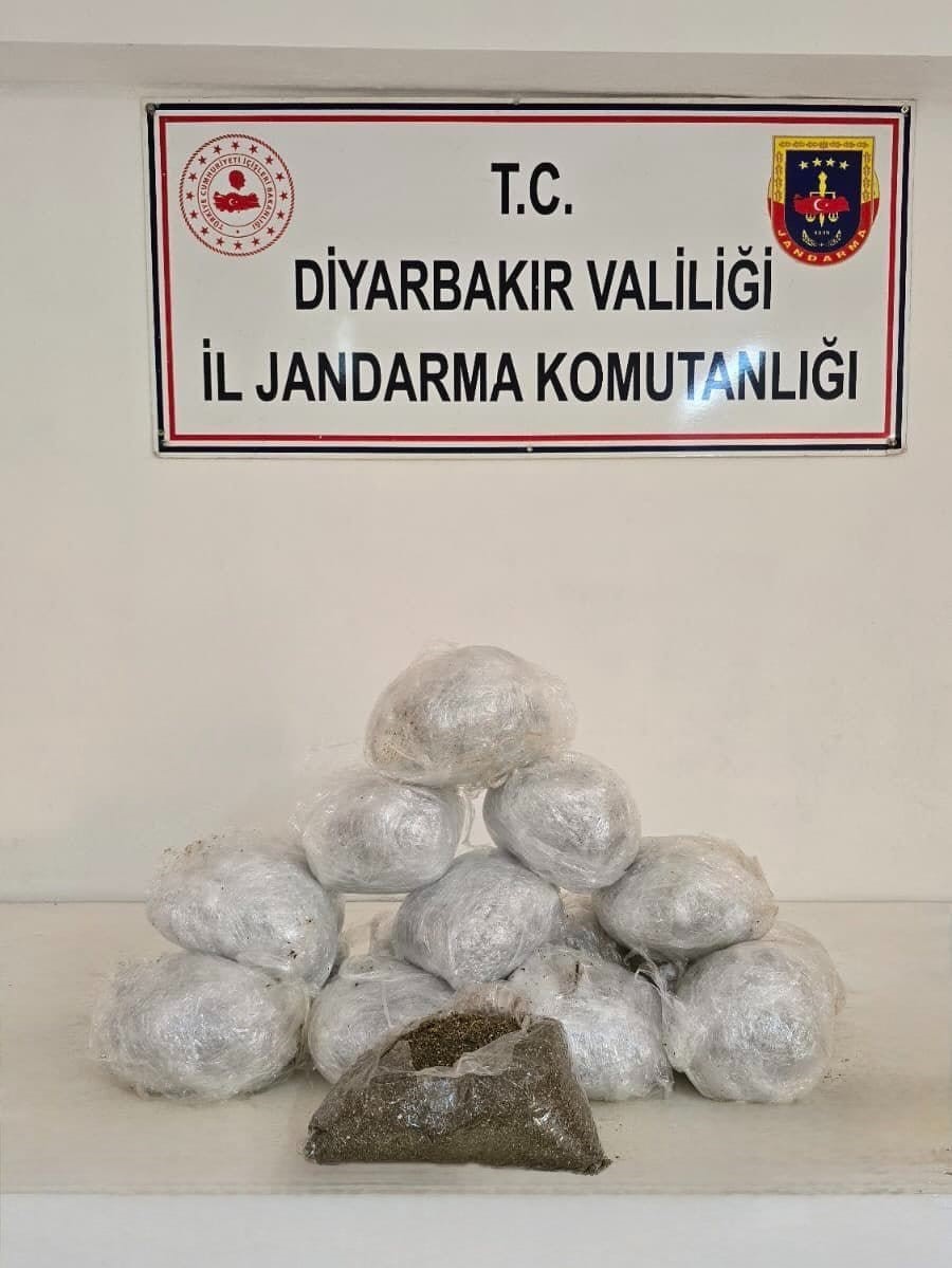 Diyarbakır’da 41 kilo esrar ele geçirildi, 18 şüpheliye işlem yapıldı
