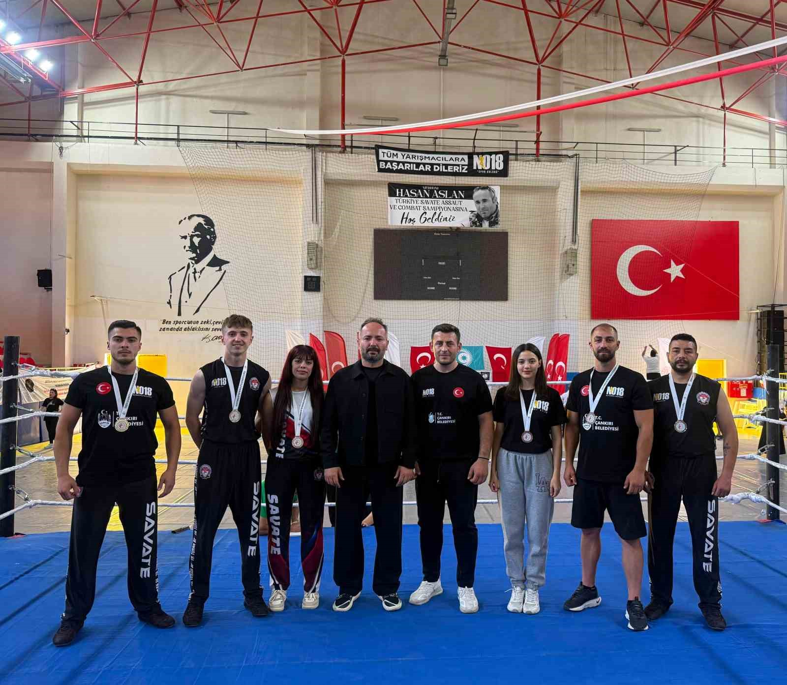 Çankırılı genç sporcular, savate sporunda başarılarıyla göz dolduruyor