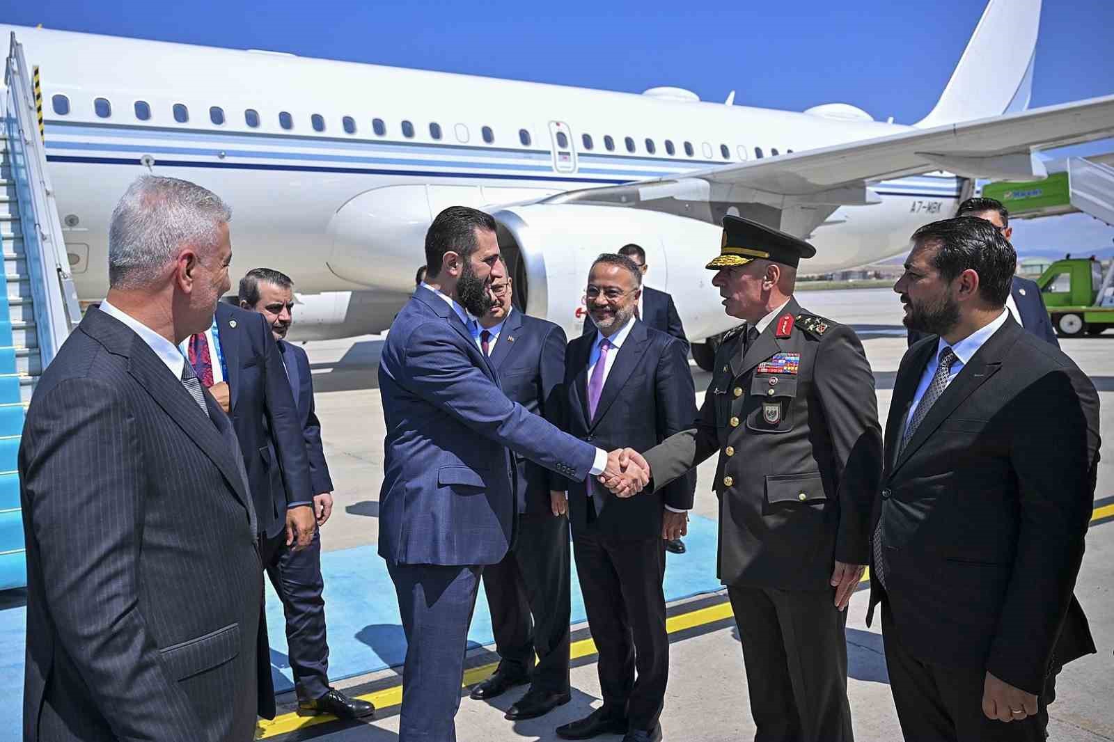 Suriye Cumhurbaşkanı Şara Ankara’da
