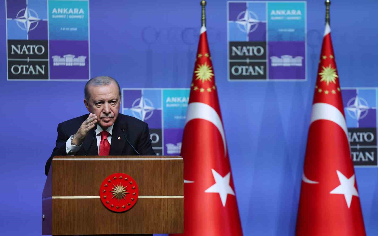 Cumhurbaşkanı Erdoğan: "NATO birbirine bağımlı ülkelerin değil, birbirine güç katan müttefiklerin ittifakı olmalıdır"
