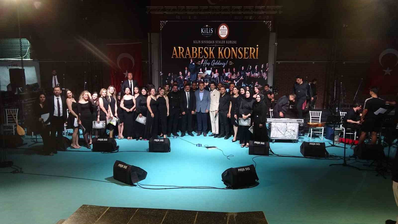 Kilis’te "Sınırdan Sesler Korosu" konserine yoğun ilgi