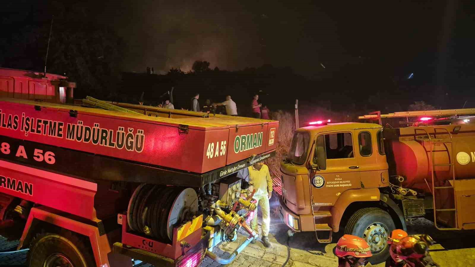 Bodrum’da makilik alanda çıkan yangın kontrol altına alındı