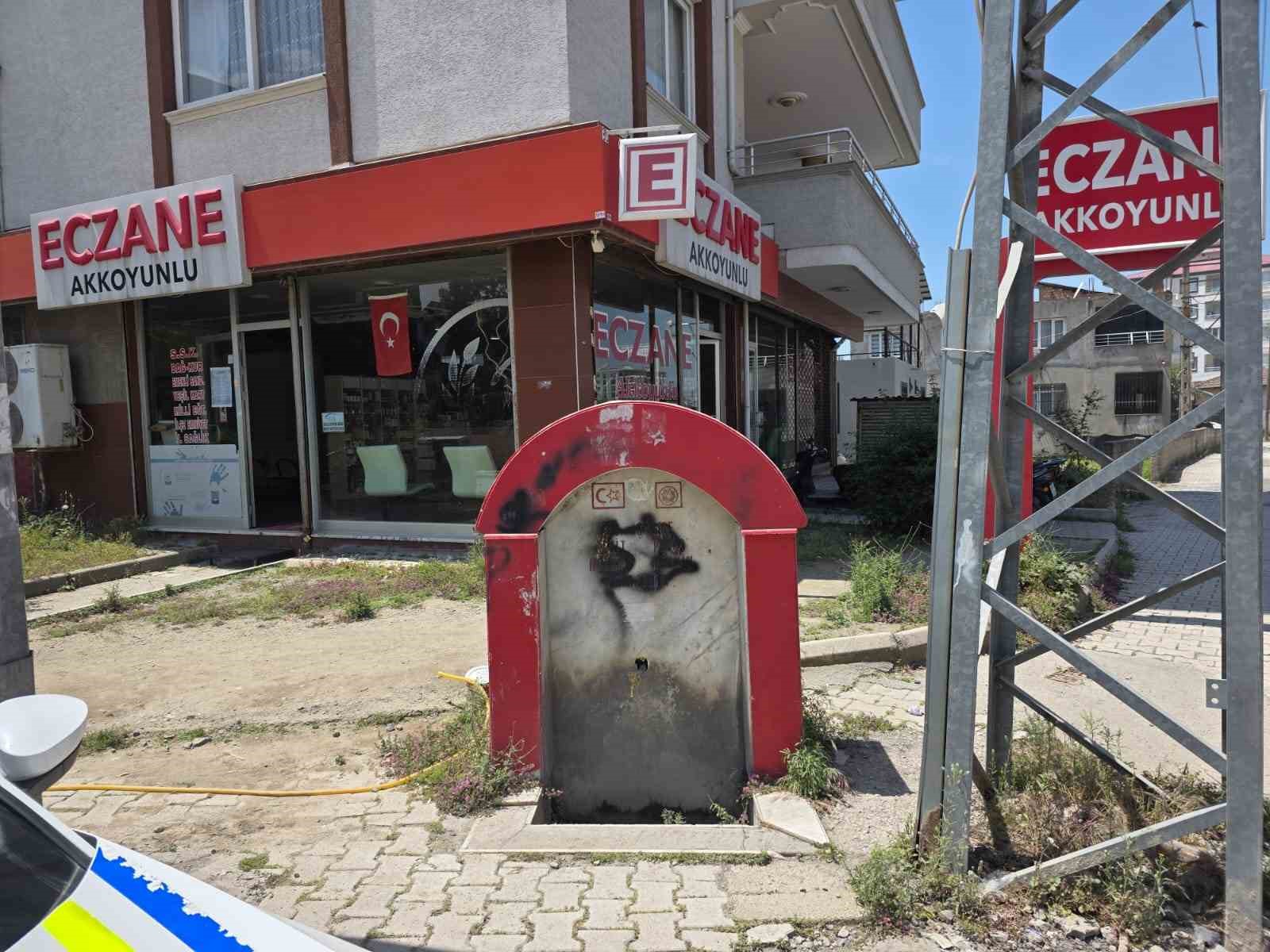 Şehit polisin isminin yaşatıldığı çeşmeyi meslektaşı yeniledi