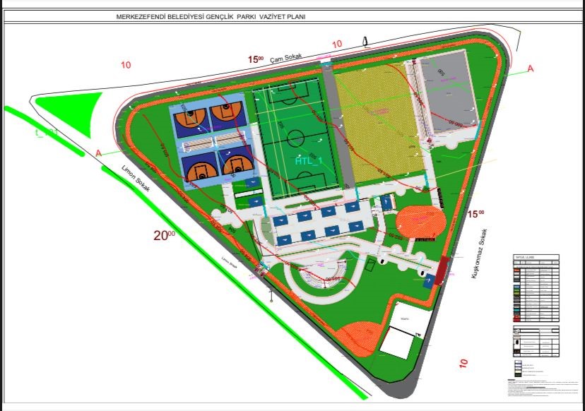 Merkezefendi’ye dev gençlik parkı spor kompleksi geliyor