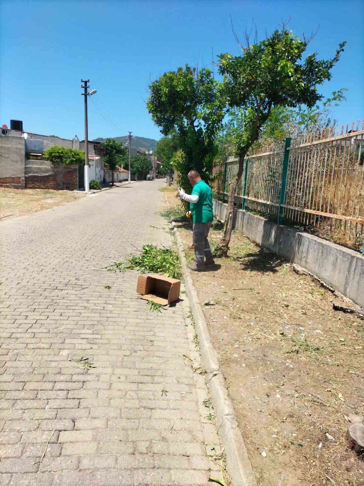 Germencik’te temizlik çalışmaları aralıksız sürüyor