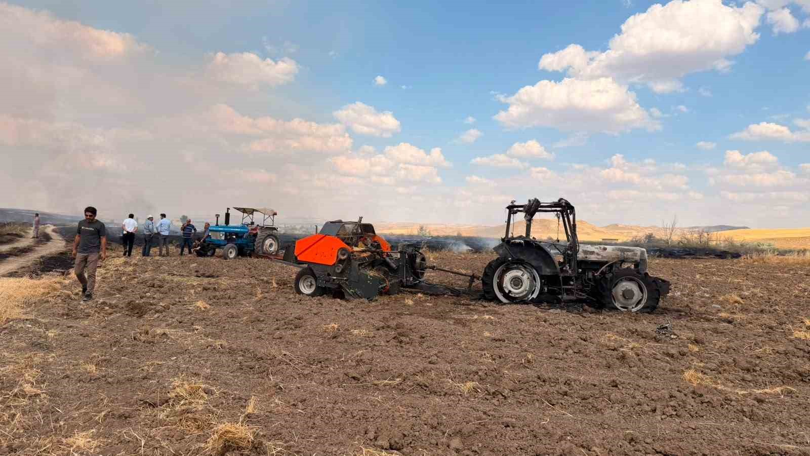 Yozgat’ta örtü yangını tarım arazilerine sıçradı