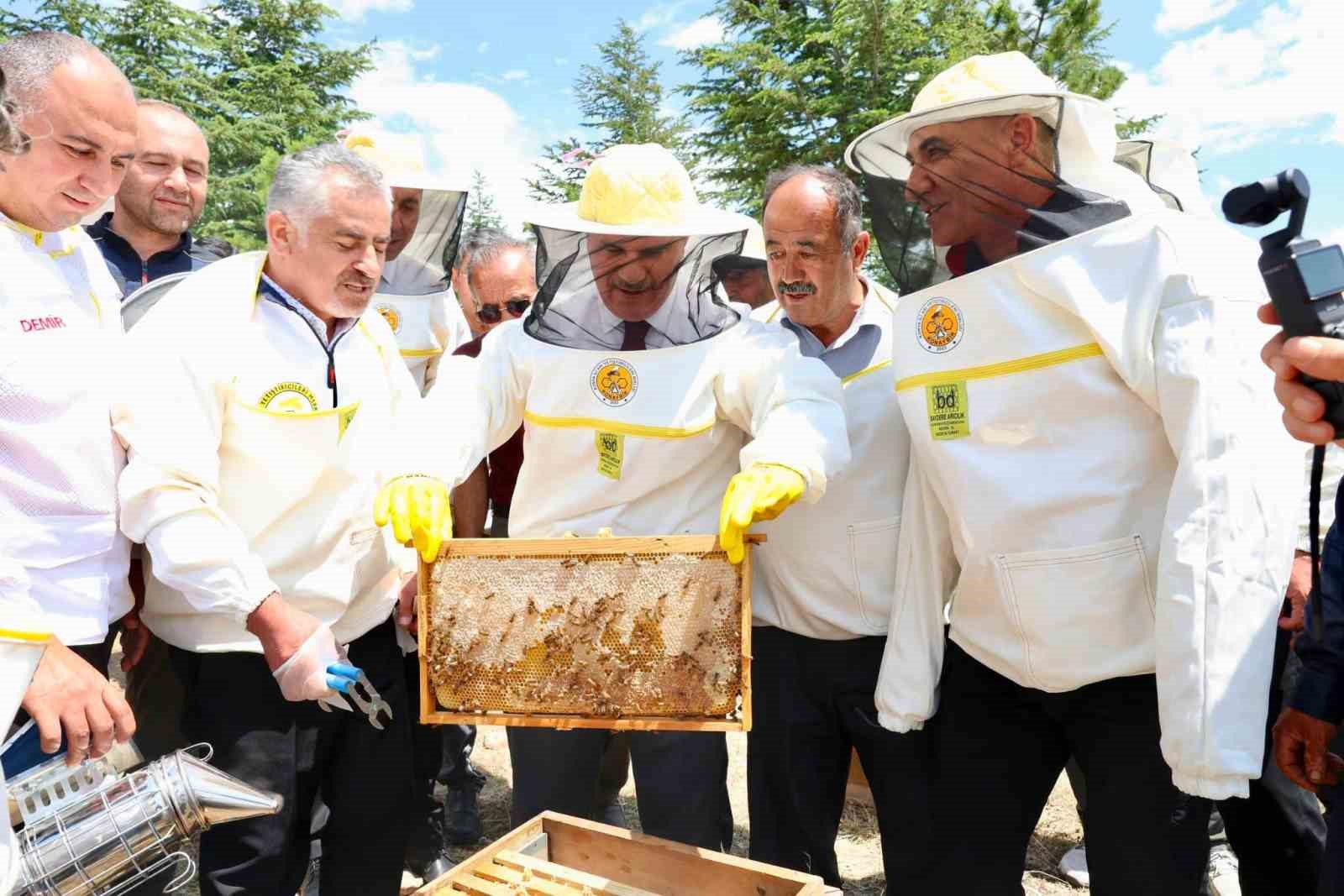 Konya’da geleneksel bal hasadı programı