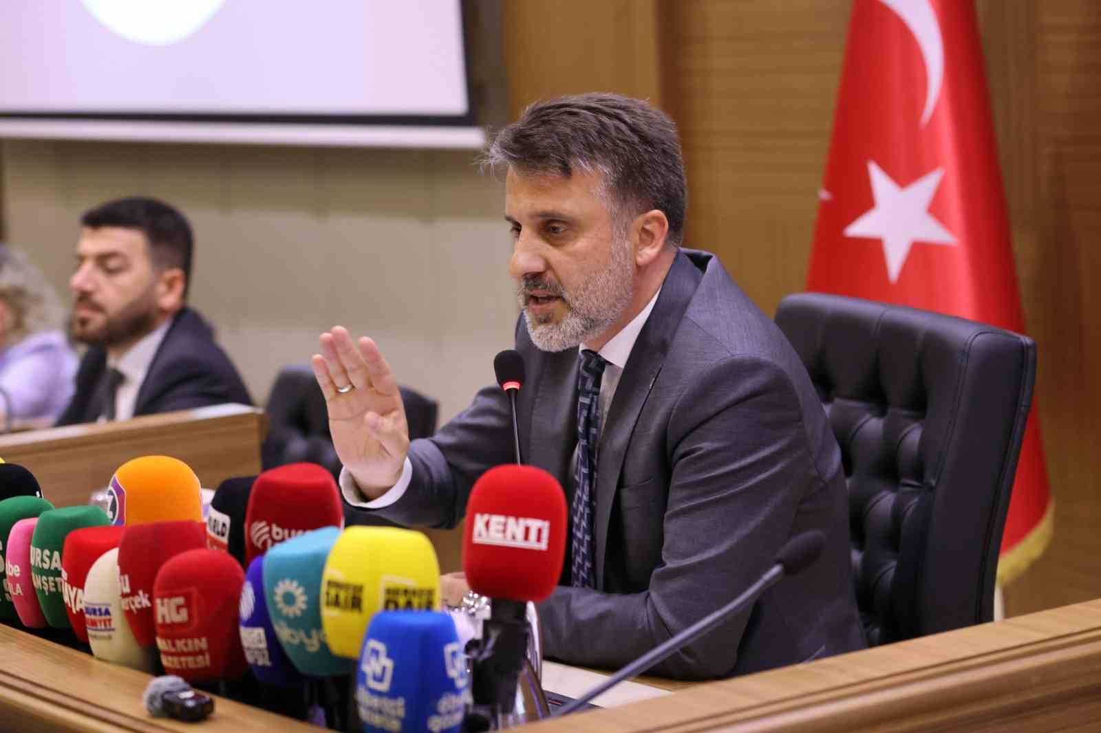 Bursa Büyükşehir Belediye Meclisi’nin Temmuz ayı 1’inci oturumunda gündem maddeleri görüşüldü