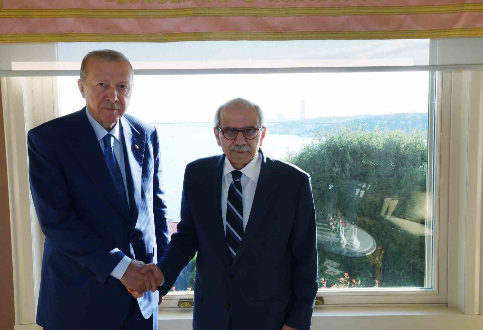 Cumhurbaşkanı Erdoğan, Lübnan Başbakanı Selam’ı kabul etti