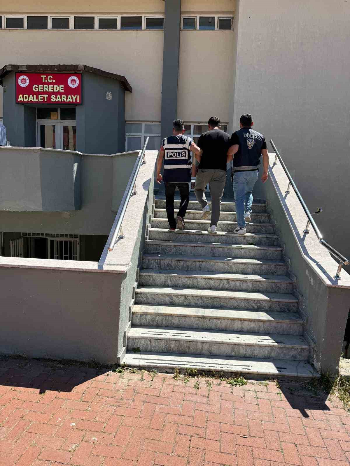 Bolu’da şantiyeden 2,5 milyon liralık malzeme çalan şüpheli tutuklandı